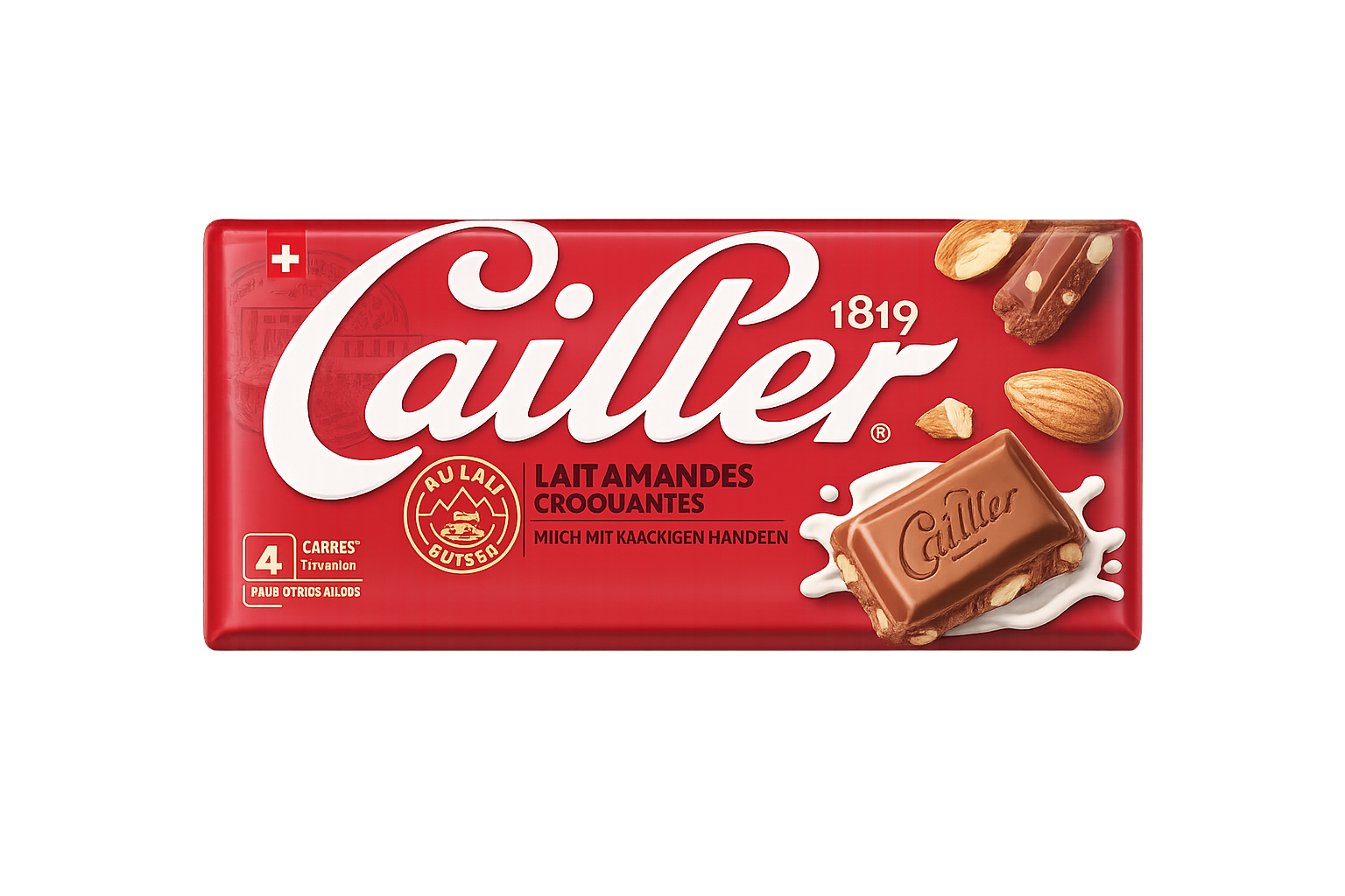 Cailler Lait Amandes Croquantes (100g)