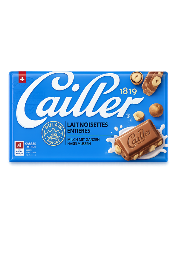 Cailler Lait Noisettes entières (100g)