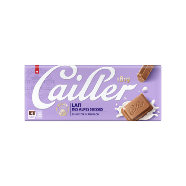 Cailler Chocolat au lait des Alpes suisses (100g)