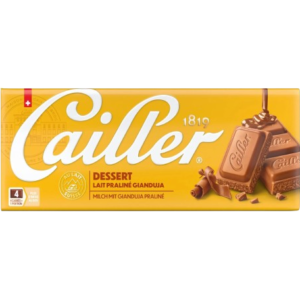 Cailler Dessert with Gianduja Praline (100g)