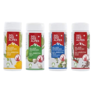 Swiss Organic Assortment Herbs Salt - Sel des Alps  (4 х 80gr)