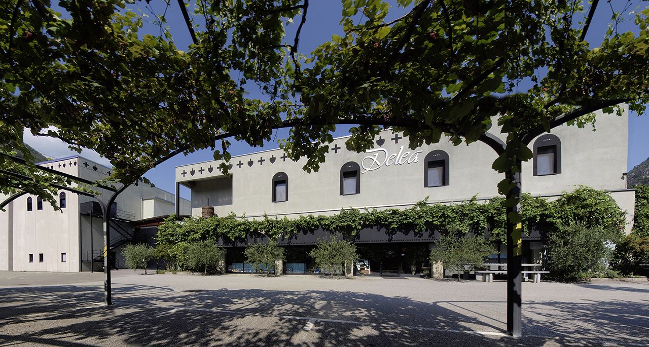 Delea building and courtyard