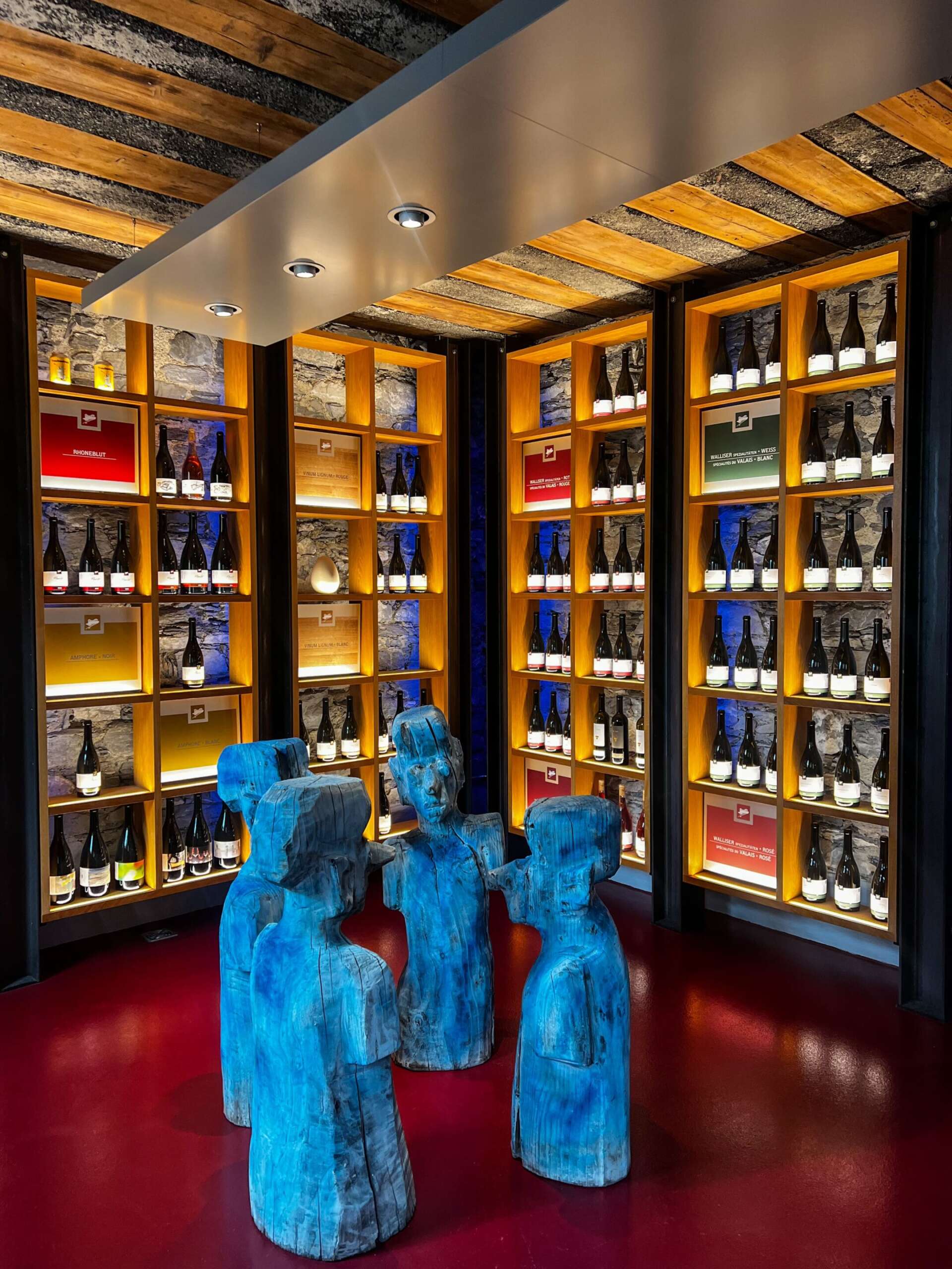 Interior of the Albert Mathier et Fils winery