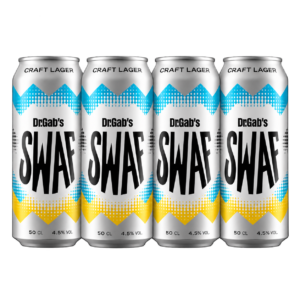 Dr. Gab's SWAF Swiss Craft Lager 4 x 500ml cans